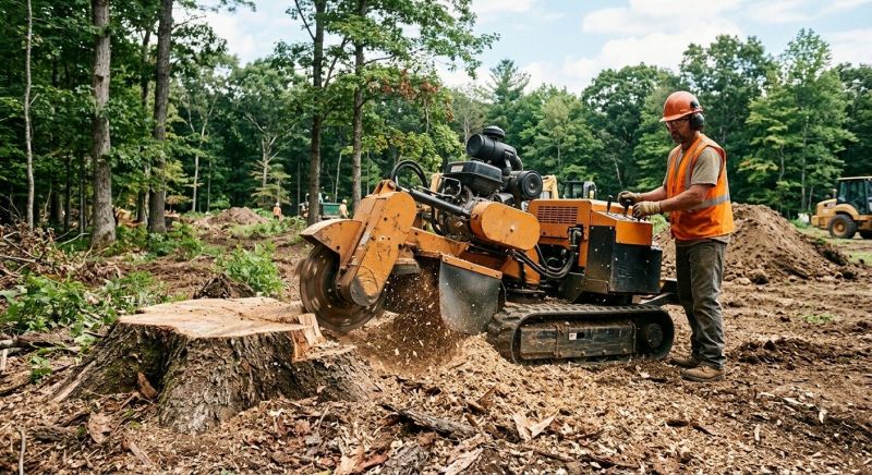 Commercial Stump Grinding in Doylestown, PA