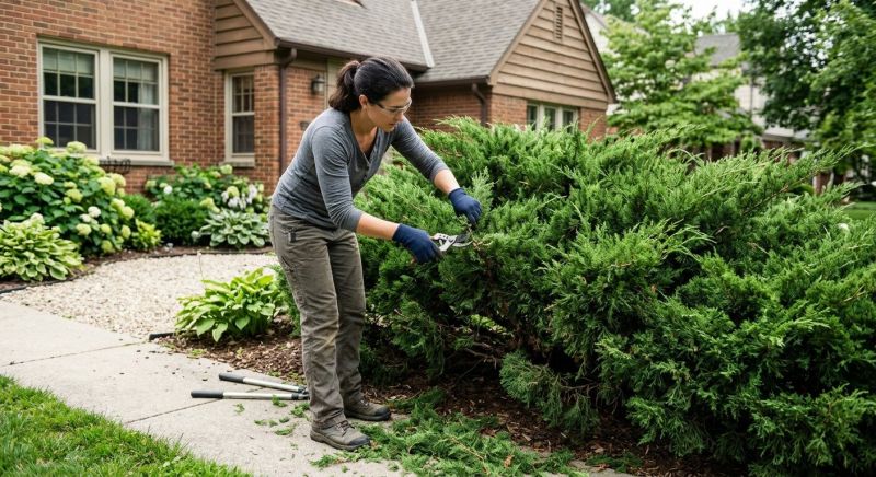 Juniper Trimming in Rockwall, TX