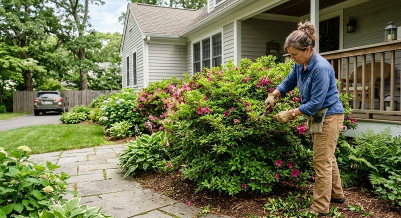 Azalea Pruning in Aiken, SC