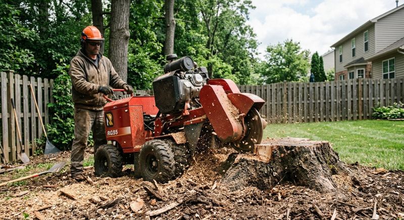 Bush Stump Grinding in Calvert County, MD