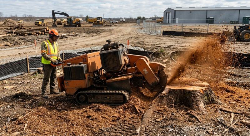 Commercial Stump Grinding in Allentown, PA