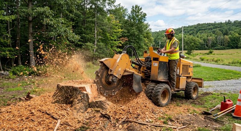 Commercial Stump Grinding in Allentown, PA
