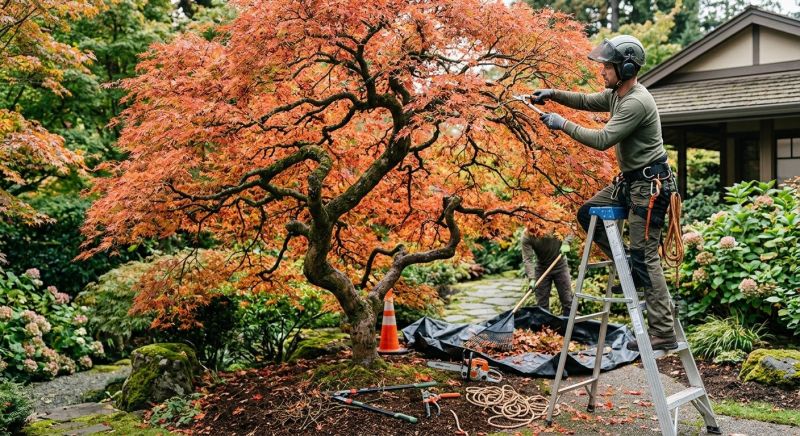 Japanese Maple Pruning in San Jose, CA