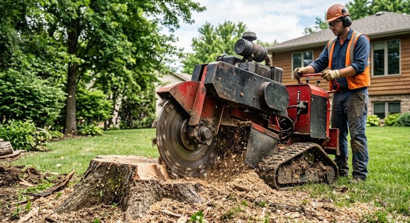 Stump Cutting in Calvert County, MD
